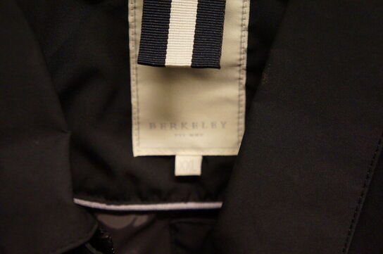 Jakke BERKELEY  STR. 2XL Sort 