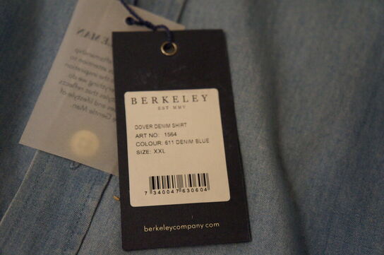 3 stk. Skjorter & 1 stk. Sweatshirt BERKELEY 2XL