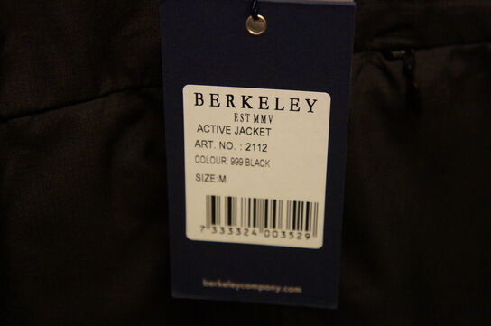 Jakke BERKELEY  STR. M Sort 
