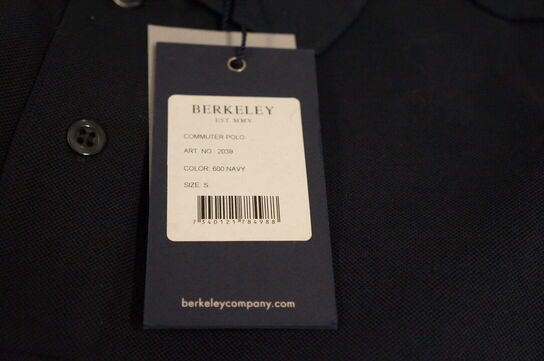 1 stk. Polo & 4 stk. Sweatshirts BERKELEY S