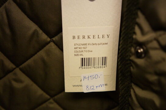 Jakke BERKELEY  STR. 2XL Oliven 