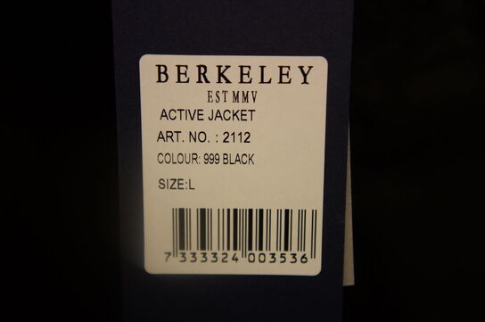 Jakke BERKELEY  L Sort 