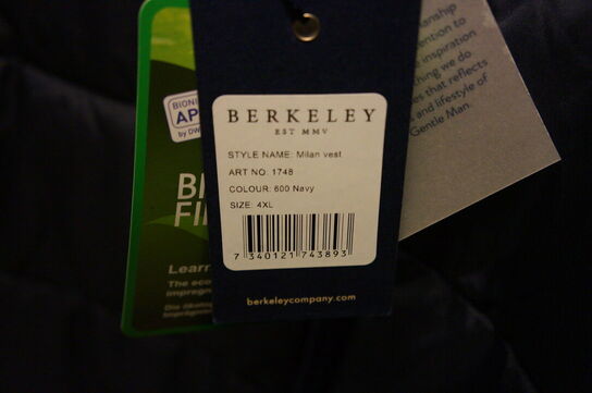 Vest BERKELEY  4XL Navy 