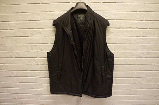 Vest BERKELEY  STR. 2XL Sort 