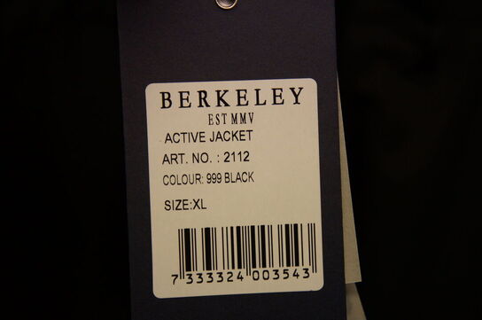 Jakke BERKELEY  XL Sort 