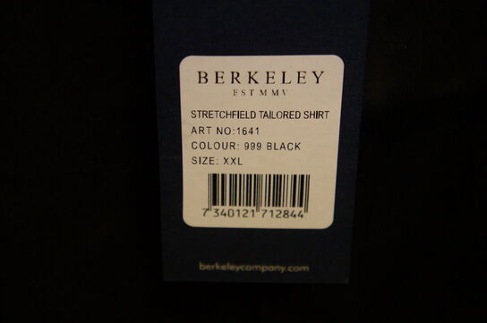 Skjorte BERKELEY 2XL Sort 