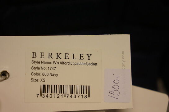 Jakke BERKELEY  STR. XS Navy 