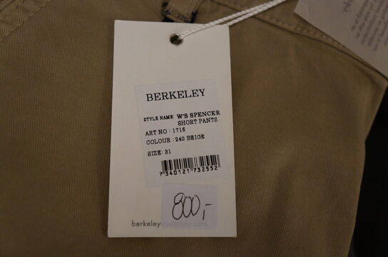 3 par bukser & 1 par shorts BERKELEY 31/32