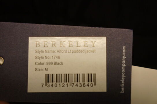 Jakke BERKELEY  M Sort 