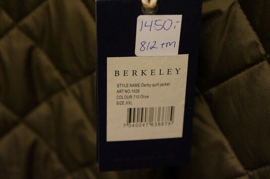 Jakke BERKELEY  STR. 2XL Oliven 