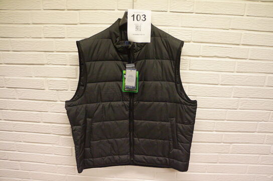 Vest BERKELEY  4XL Sort 