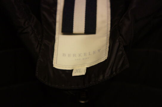 Jakke BERKELEY  STR. XL Sort 