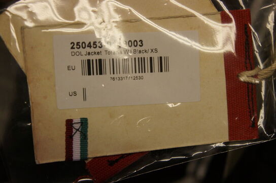 Jakke DOLOMITE  STR. XS Sort 