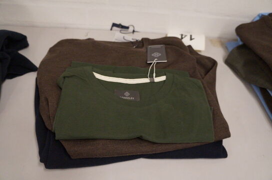 3 stk. T-shirts & 2 stk. Sweatshirts BERKELEY S