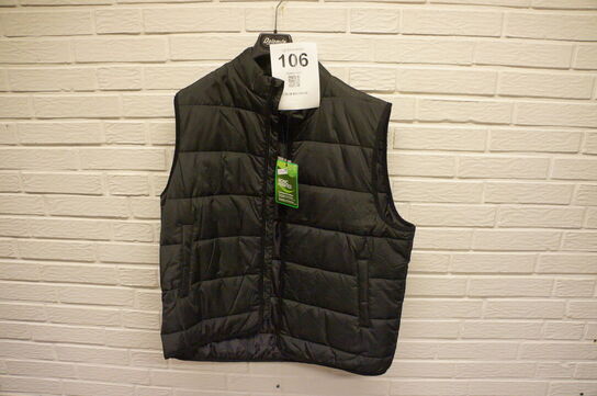 Vest BERKELEY  4XL Sort 