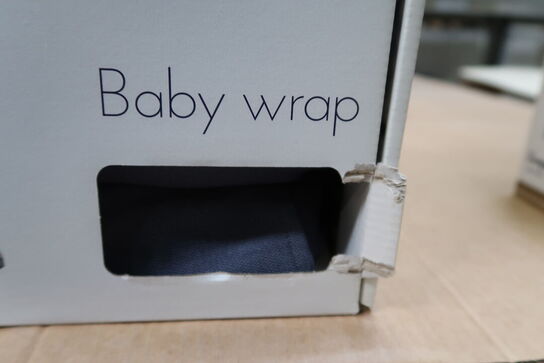 Fidella - Baby Wrap Fastvikle - Chevron - Denim Blue