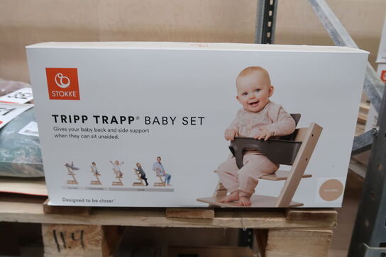 2 pk. Stokke Tripp Trapp Baby Set Natur/fjordblue