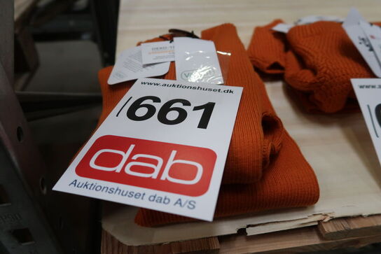 Voksi Bukser -  Uld & Cardigan RIB Warm Orange str. 134/40