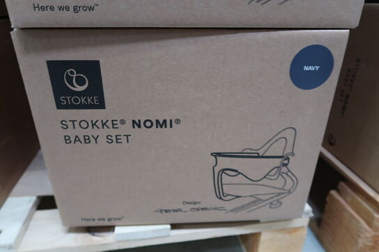 2 pk. Stokke Nomi Babyset - Hvid/Grey