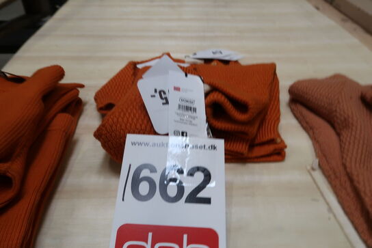 Voksi Bukser – Uld & Uldtrøje Honeycomb Warm Orange - Str. 50/56