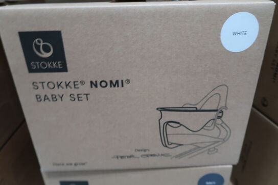 2 pk. Stokke Nomi Babyset - Hvid/Grey
