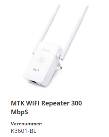 MTK Wifi Repeater med WPS