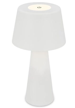 2 stk. briloner udendørs led batteri bordlampe hvid 31 cm(ubrugt)