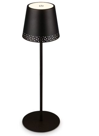 2 stk. briloner rgb batteridrevet Udendørs bordlampe 38 cm sort(ubrugt)