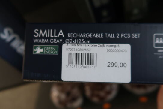 2 pakker LED-lys SIRIUS Smilla Krone