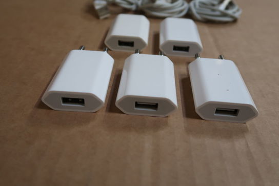 5 stk. Apple Iphone lader