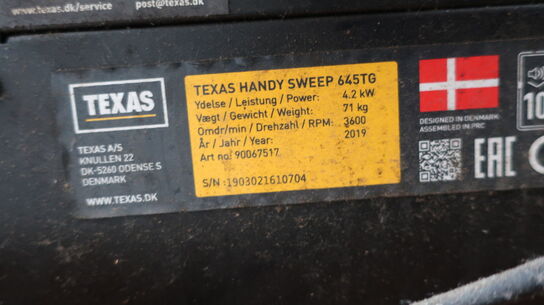 Fejemaskine TEXAS Handy Sweep 645TG