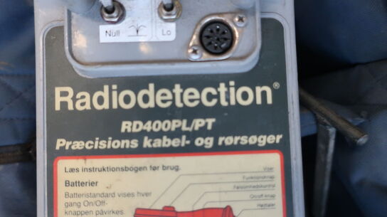 Kabelsporing Radiodetection RD400PL/PT