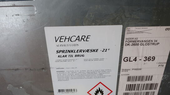 Palletank med sprinklervæske