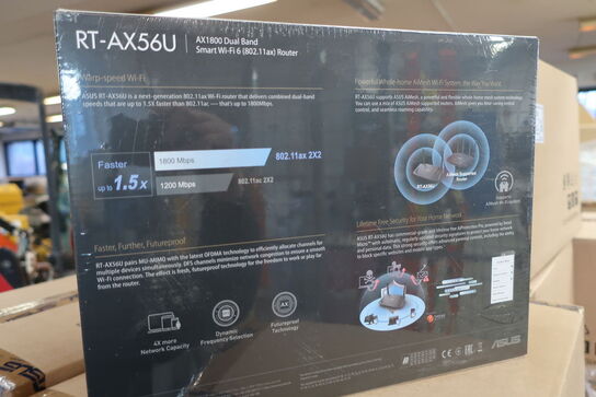 10 stk. Wi-Fi router ASUS RT-AX56U ax1800 Dual Band