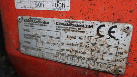 Minigraver KUBOTA U10-3