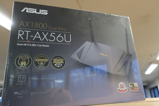 10 stk. Wi-Fi router ASUS RT-AX56U ax1800 Dual Band