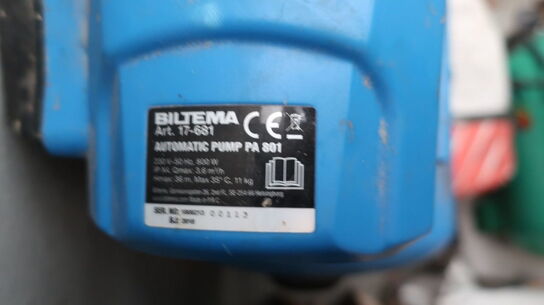 Automatisk pumpe BILTEMA PA 801