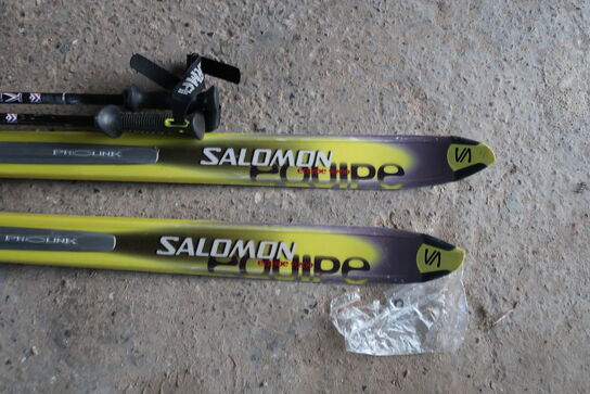 Salomon equipe 9200 ski + Salomon evolution 9.0 skistøvler  MOMSFRI