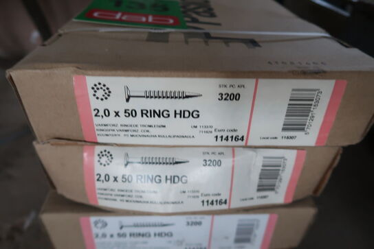 4 pk. Paslode 2,0x50 Ring HDG skruer MOMSFRI