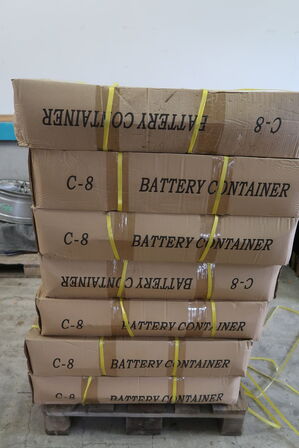 14 stk. batterikabinetter HYBRIDPOWER C-8