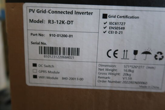 Inverter RENAC R3-12K-DT