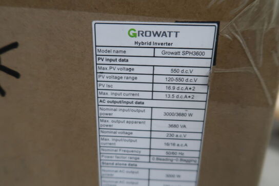 Hybrid inverter GROWATT SPH3600