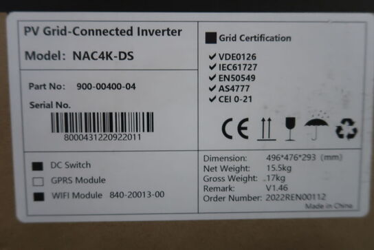 Inverter RENAC NAC4K-DS