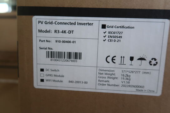 Inverter RENAC R3-4K-DT