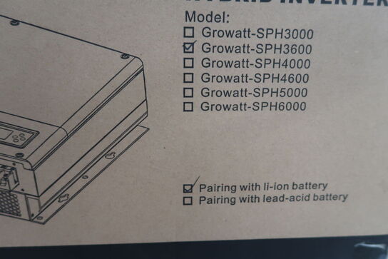 Hybrid inverter GROWATT SPH3600