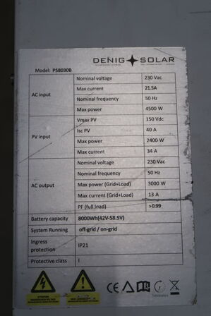 Hybrid inverter DENIG SOLAR PS2030B