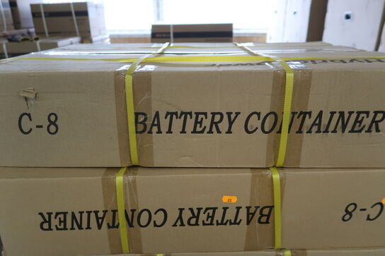 13 stk. batterikabinetter HYBRIDPOWER C-8