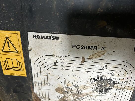 Minigraver, KOMATSU PC26MR-3