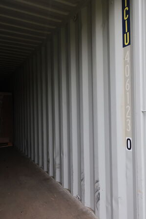 40' container uden indhold (se beskrivelse)