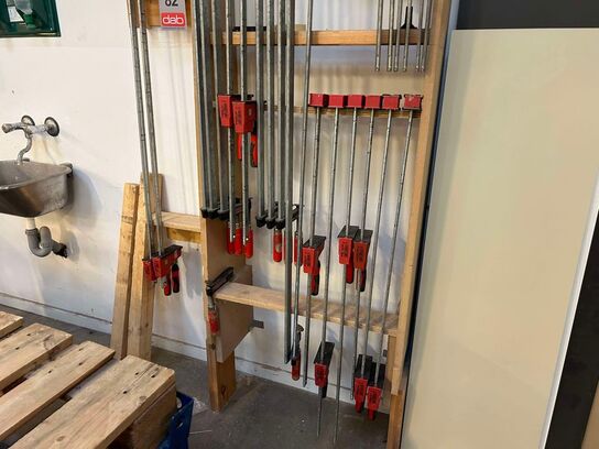 25 stk. Store skruetvinger & Bessey Korpustvinge 